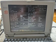 retrogaming portable toshiba satellite t2150ct Windows 95 486 dx4 75