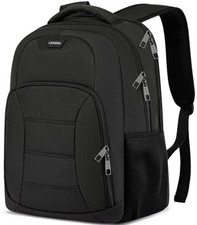 Laptop Backpack for Men, School Backpacks for Teen Boys, 15.6 Inch Black
