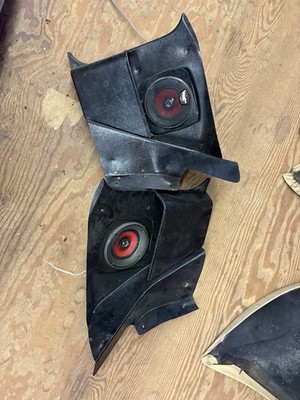 Fiat 124 Spider 1800 2000 inside front panels kick panel set needs clean up work