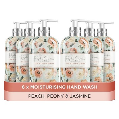 Baylis & Harding Royale Garden Peach Peony 500 ml (6er Pack), Perlgel 