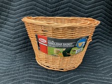 ! VINTAGE Bell 400 VERA BICICLETTA manubrio vimini BICICLETTA ADULTO cestino RATTAN