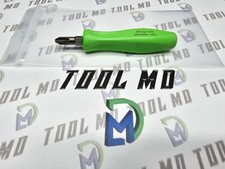 Snap-on Tools USA NEW GREEN Reversible Magnetic Bit Pocket Screwdriver SDDDM1AG