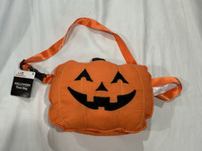 Halloween Treat Bag, Orange Pumpkin Bag by Way To Celebrate