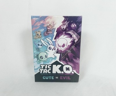 Tic Tac KO Cute vs Evil Card Game: Strategy & Creative Thinking by TeeTurtle