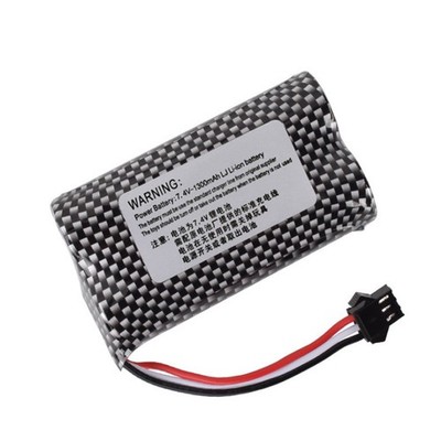Batterie Li-ion 7.4V 1300mAh Pour Modélisme RC - Connecteur SM-3P - Pour Drones, Voitures Télécommandées