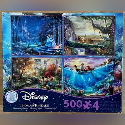 Ceaco “Thomas Kinkade Disney” 500 x 4 piece Jigsaw Puzzle | eBay