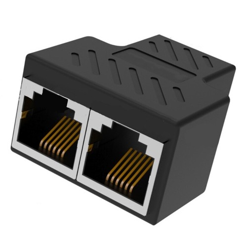 Phone Line Splitter RJ11 Female to Female Two Way Phone Line Splitter Converters - Photo 9/9