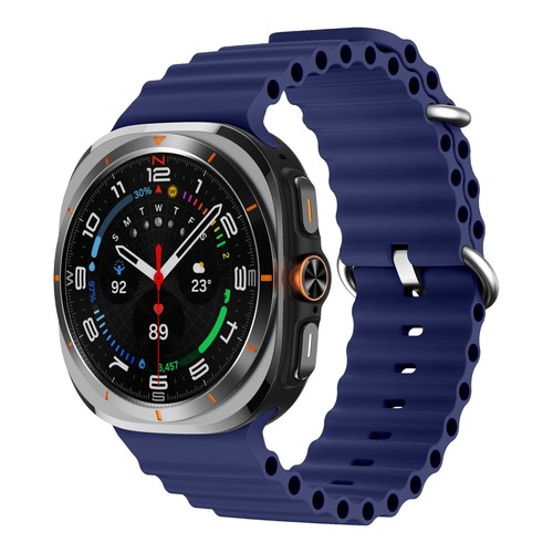Ocean Silicone WristBand Strap for Samsung Galaxy Watch Ultra 47mm Solf Band - 第 13/19 張圖片