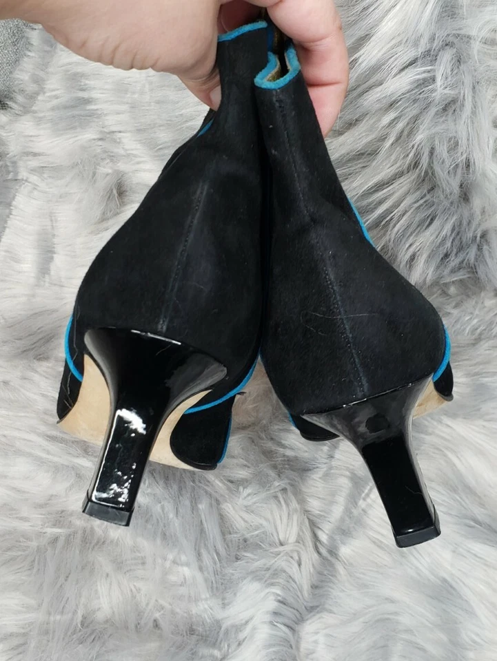 Botines de tacón de gatito italiano Escada talla 8 Foto 4 de 4