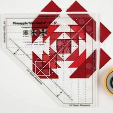 Non-Slip The Pineapple Ruler New Quilting Ruler Pineapple Trim Tool MST-03