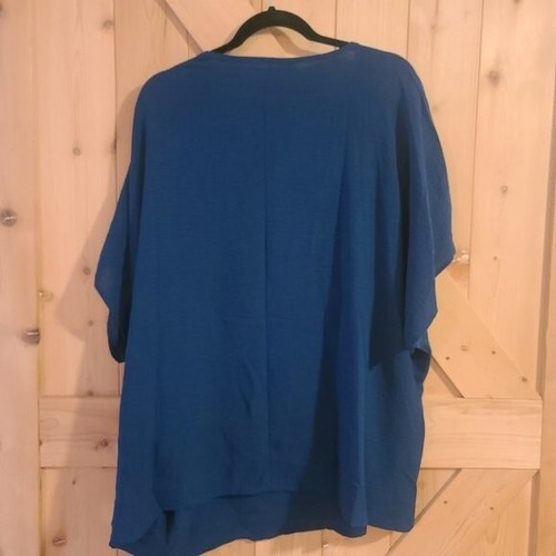 SHEIN Plus Batwing Sleeve Knot Side Blouse-Size 3XL-NWOT - Picture 6 of 9
