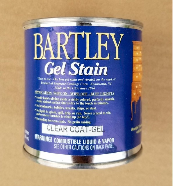 BARTLEY CLEAR COAT VARNISH FINISH GEL 1/2 PINT eBay