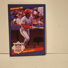 Jack Clark 1986 Donruss #23 Oversized Baseball Card