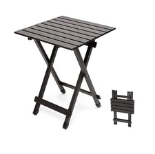 SUNNYFEEL Folding Camping Table - Lightweight Aluminum Portable Picnic Table,...