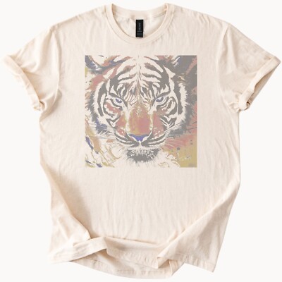 Tiger Graphic TShirt Cool Animal Tee Trendy Top