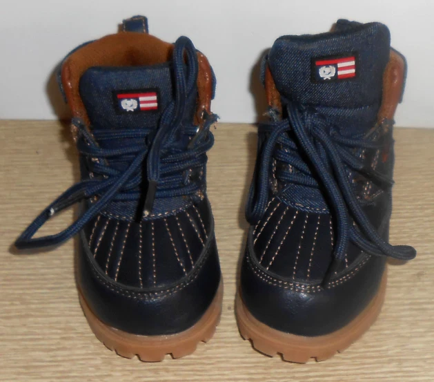 Botas de mezclilla azules para niños pequeños Phat Farm talla 5 nuevas Foto 4 de 4