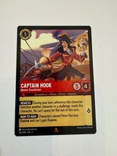 Disney Lorcana Into the Inklands - 105/204 Captain Hook - Rare Non Foil
