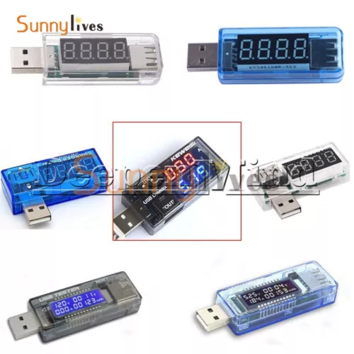 USB Charger Doctor Voltage Current Meter Capacity Tester Power Detector Ammeter
