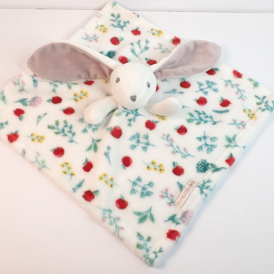 Mantas Y y Más Allá Peluche CONEJITO Manzanas Flor Lovey Manta de Seguridad 15" Foto 2 de 4