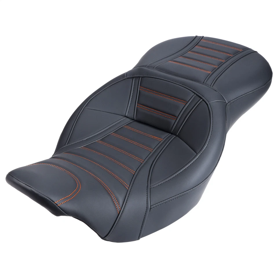 2-Up Driver&Passenger Seat For Harley Touring Road/ Street/Electra Glide 2014-23 - Imagem 3 de 4