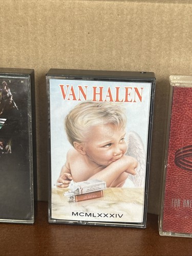 VAN HALEN 4 Cassette Tape Lot Hard Rock 1984 5150 For Unlawful Carnal - Picture 3 of 5