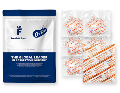 Fresh & Fresh (50 Packet) 500 CC Premium Oxygen Absorbers - (5 Bag of 10 pks)