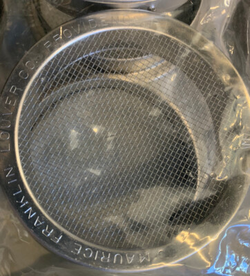 3'' Aluminum Screen Vent - Round press in