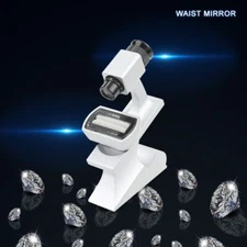 Metal Magnifier Diamond Waist Prism Portable Jewelry Mirror Viewer Tool Loupe