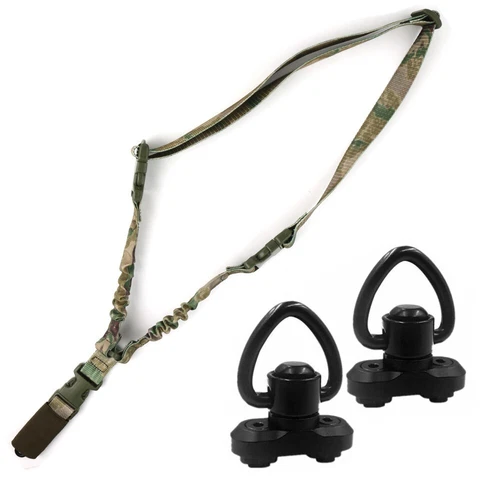 Single Point Gun Rifle Sling Bungee Strap w/ M-LOK Quick Release QD Sling Swivel - Bild 44 von 44