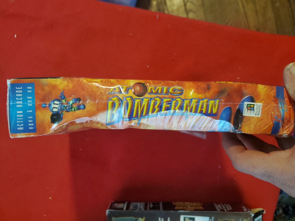 Atomic Bomberman (PC, 1997) NEW Sealed PC Game Big Box INTERPLAY