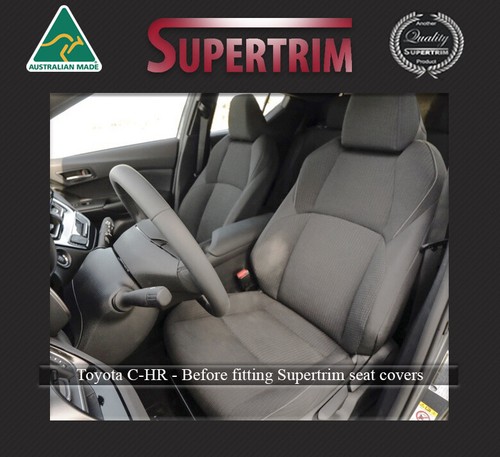 Premium neoprene waterproof front seat covers fit Toyota C-HR (2017 - Now) - Picture 3 of 9
