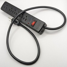 3FT Safety Surge Protector Plug AC Wall Power Strip Extension Cord 6 Outlet