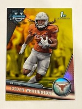 2023 Bowman Chrome University Jordan Whittington Yellow Refractor /75 1st Bowman