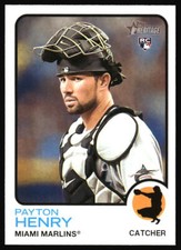 2022 Topps Heritage Payton Henry  Rookie  #656 Miami Marlins