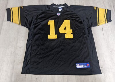 Limas Sweed #14 Pittsburgh Steelers Color Rush Authentic Jersey Reebok Sz 54 