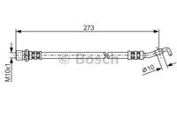 Bosch 1 987 476 212 Brake Hose For Toyota
