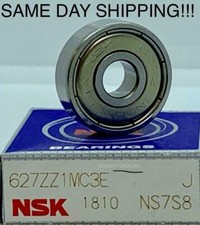 NSK 627ZZ Deep Groove Ball Bearings 7x22x7mm SAME DAY SHIPPING  