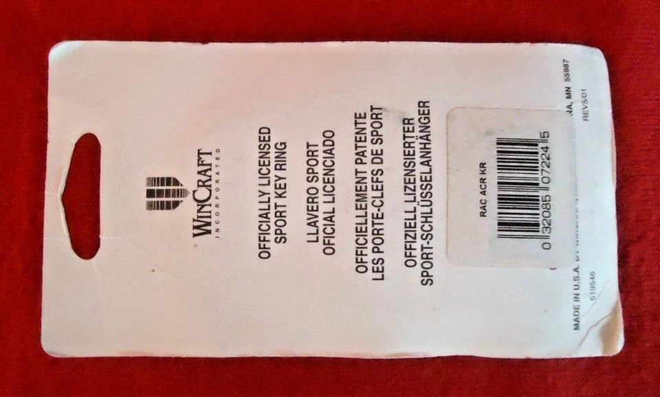 Vintage NASCAR Dale Earnhardt "THE MAN" Acrylic Key Chain Offically Licensed NEW - Image 3 of 3