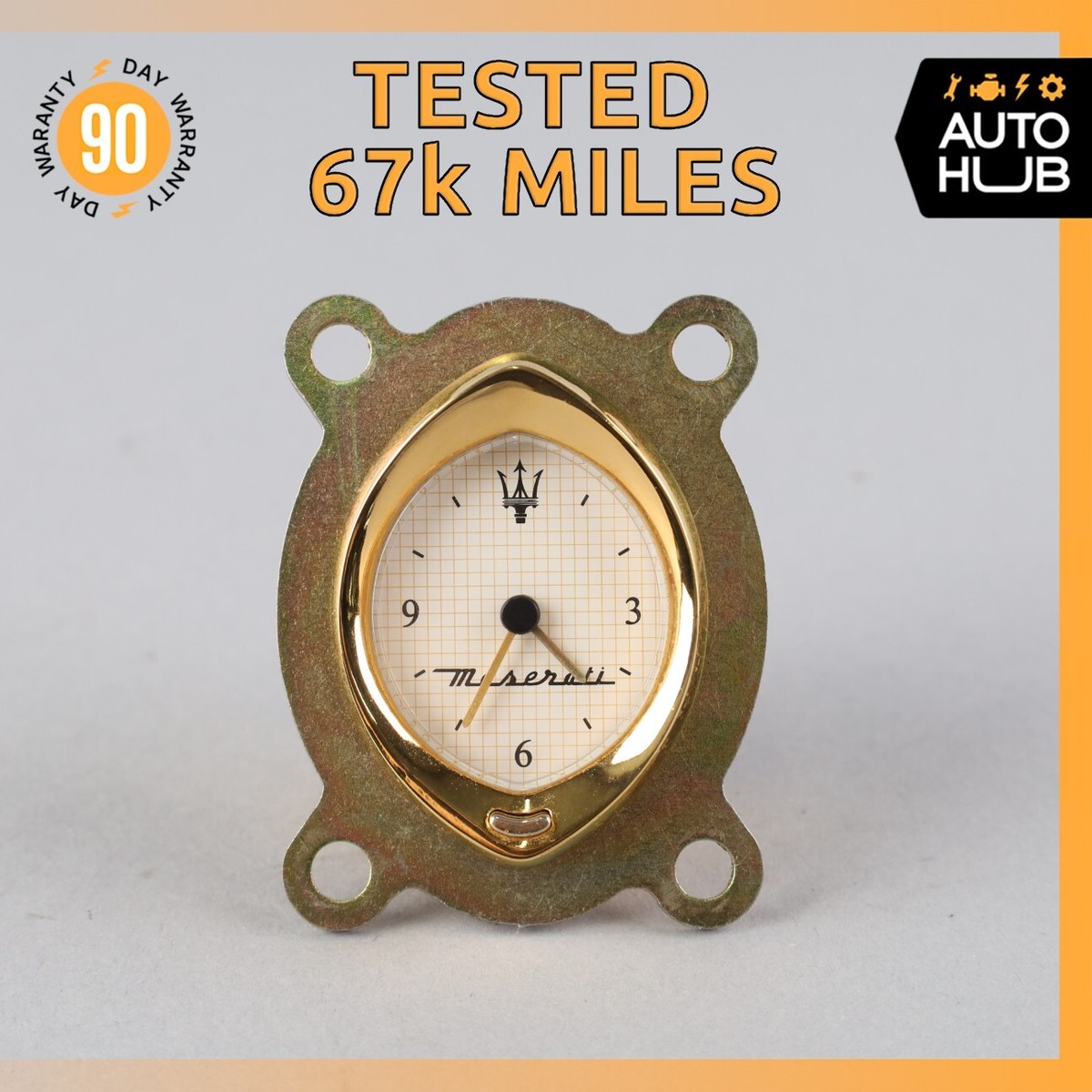 00-07 Maserati M138 4200 Coupe 3200 Center Dashboard Analog Gold