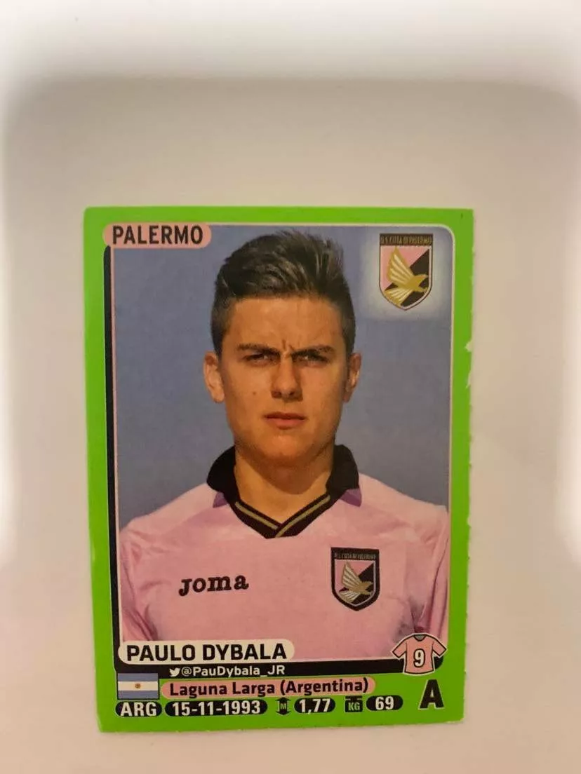 Joma Palermo Home 2015 Serie A Jersey 9 Dybala