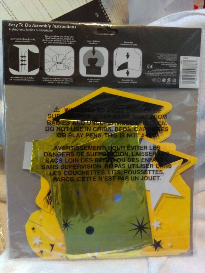 Decoración de mesa globo, amarillo y negro, grado de felicitación Foto 2 de 2