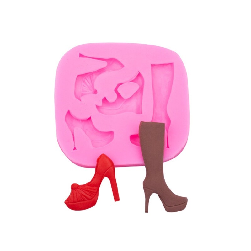 Fondant Chocolate Moulds High Heel Candy Sugar Paste Molds for Cake