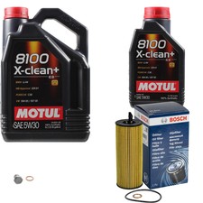 BOSCH Ölfilter 6L Motul 8100 X-clean+ 5W-30 für BMW 1er E81 118d 116d E87 120d