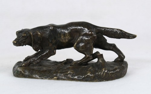 Jules Moigniez (French 1835-1894) Dog Bronze Sculpture - Picture 3 of 12