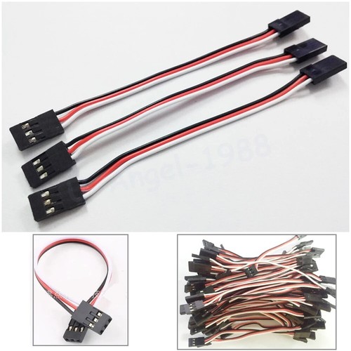 10pcs 100mm 150MM 200MM 300MM 500MM Servo extension cord Male to Male for JR Plu - Picture 4 of 22