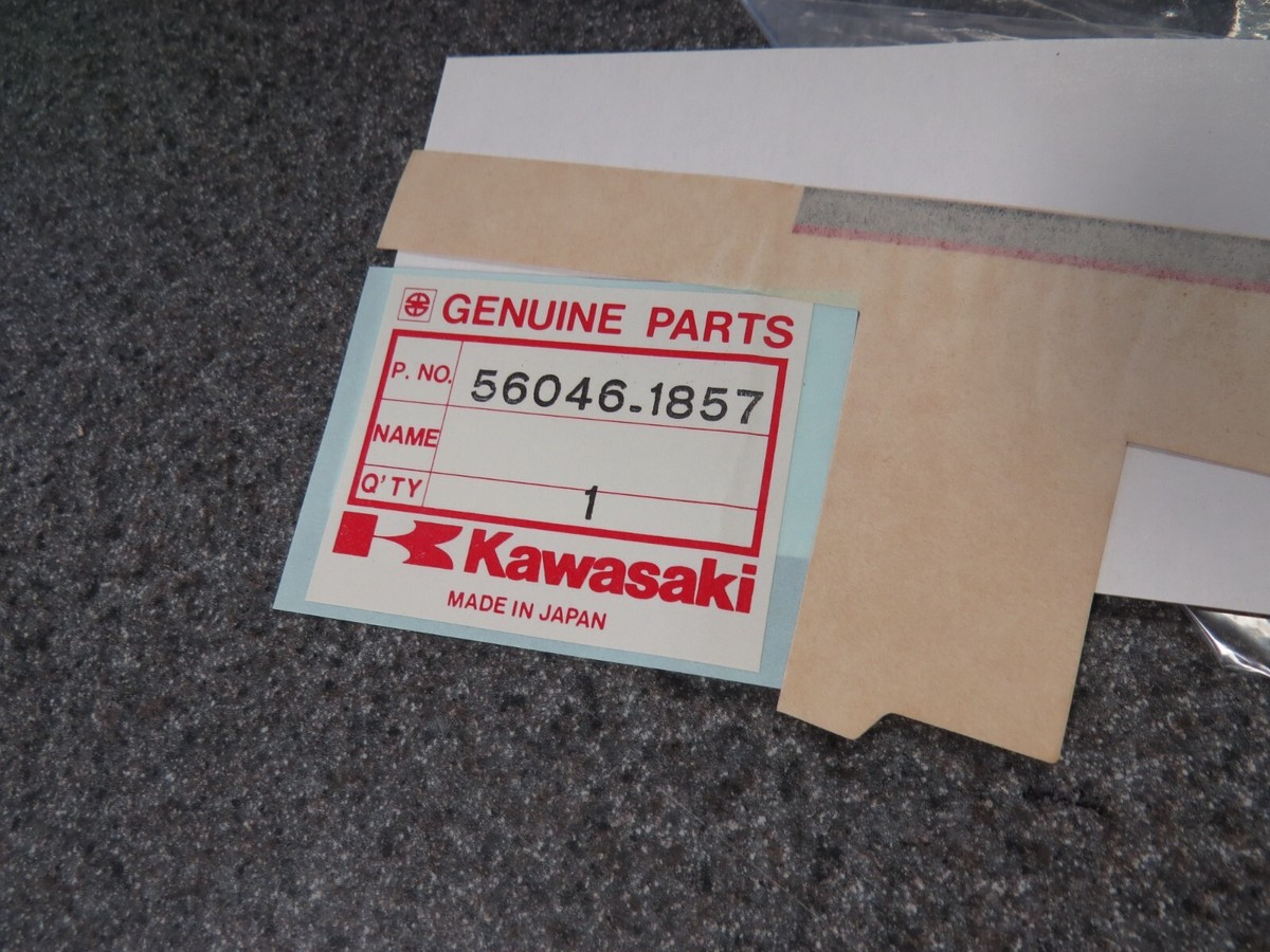NOS Kawasaki BT Seat Cover Pattern 1986 ZX1000 A1 Ninja 1000R