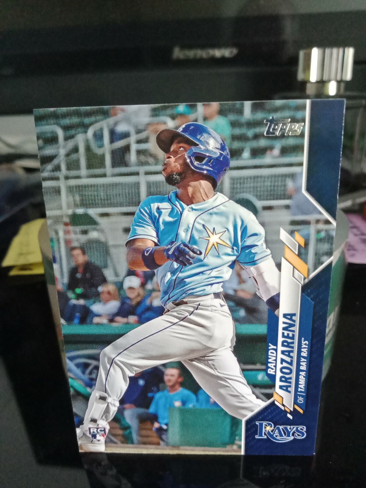 2020 Topps Update Randy Arozarena RC (#U-208) Royal Blue Parallel - Rays!