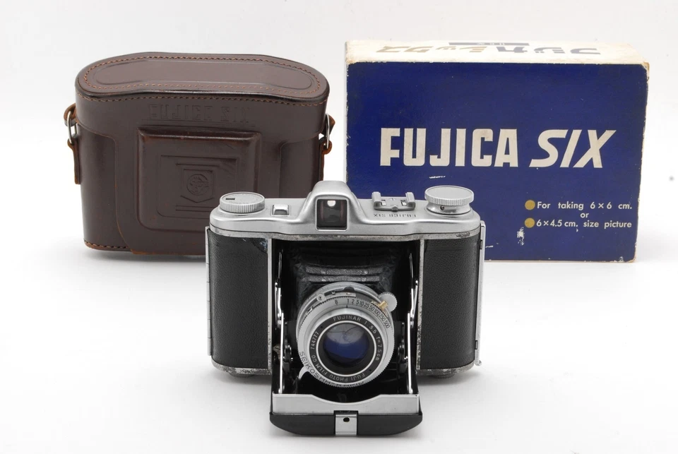 [Exc+5 con caja, estuche] Cuerpo de cámara fotográfica Fuji Super Fujica 6 Six 6x6 de JAPÓN Foto 2 de 4