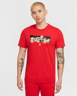 Nike Ja Men's Nike Dri-FIT Basketball T-Shirt HF6194-657 Red JP XS