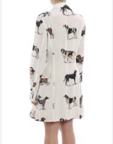 Rare - Stella McCartney 2016 Silk Dog Dress. Size 36. Size 8-10 - Picture 2 of 7